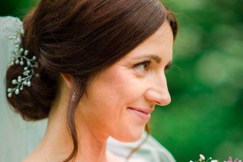 Smiling bride