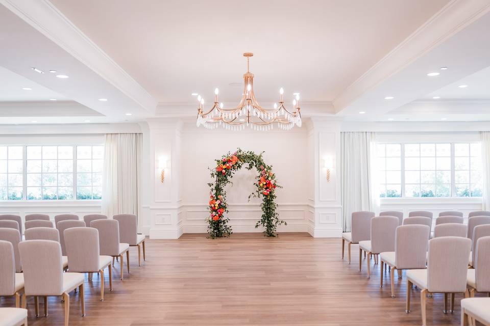 Reception or ceremony space
