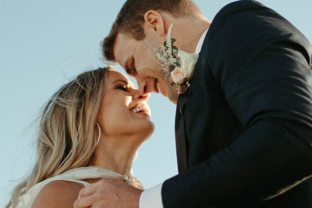 Bride & groom orange county