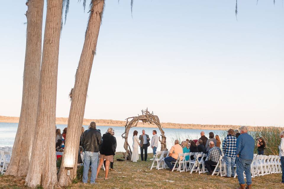 Cermony on lake