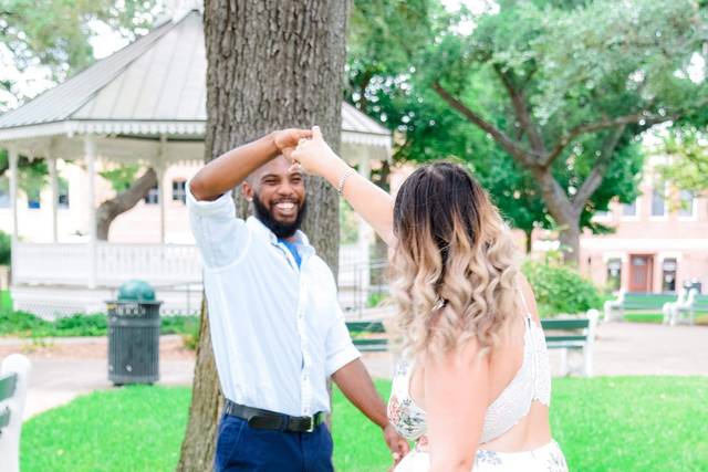 Couple dancing