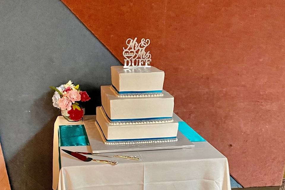 Cake on a table