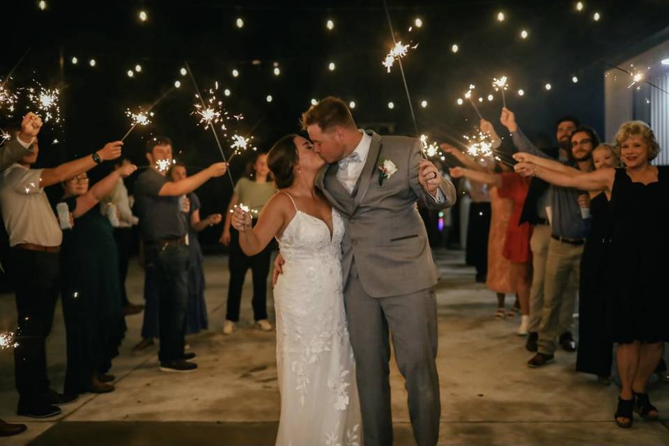 Sparklers are our FAV!