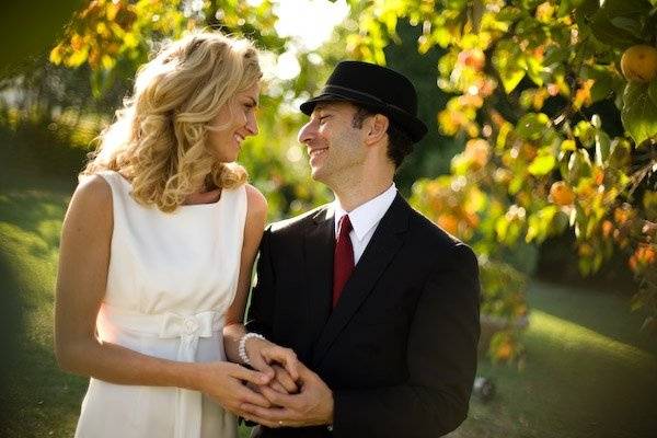 italian wedding portrait