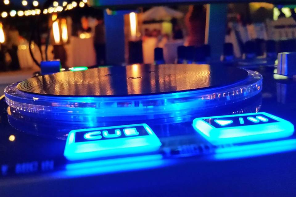 DJ Rey's turntable