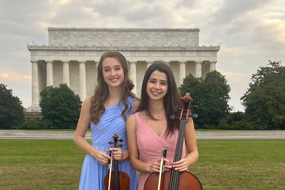 At the Lincoln Memorial