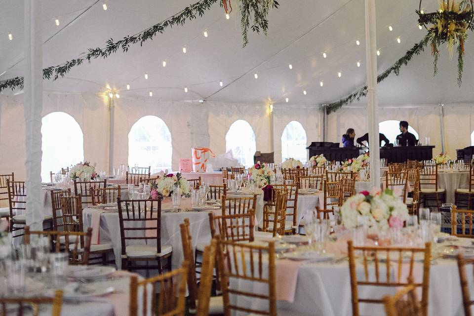 Bayfront tented receptions