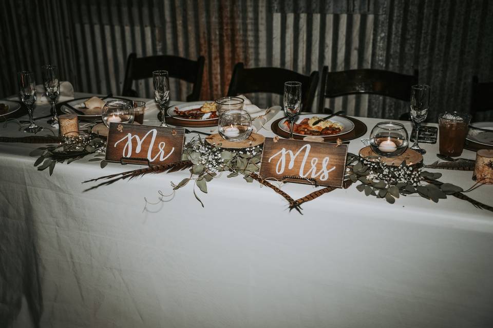 The head table