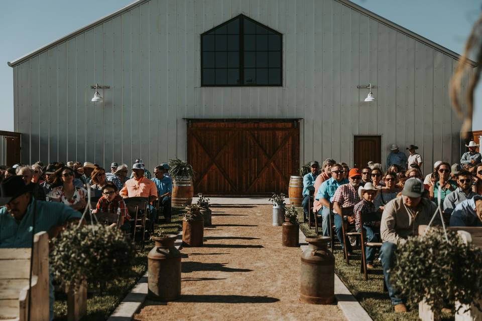 Outdoor ceremony