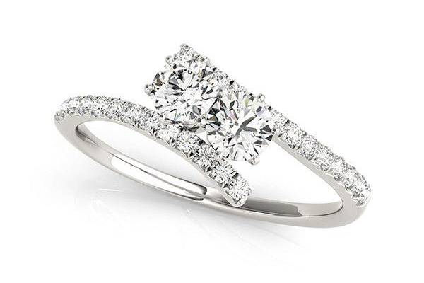 Two Stone Forever Ring