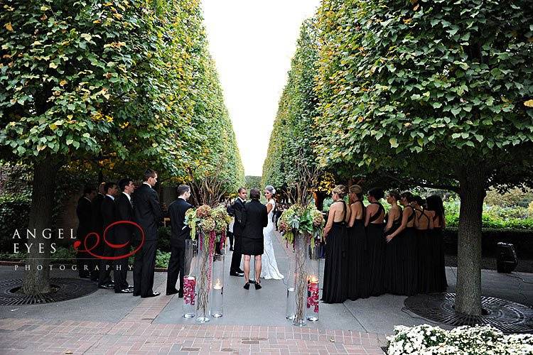 Chicago Botanic Gardens  Wedding