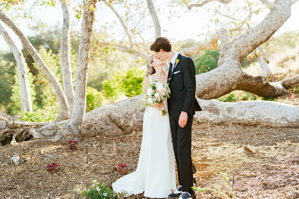 Wedding kiss