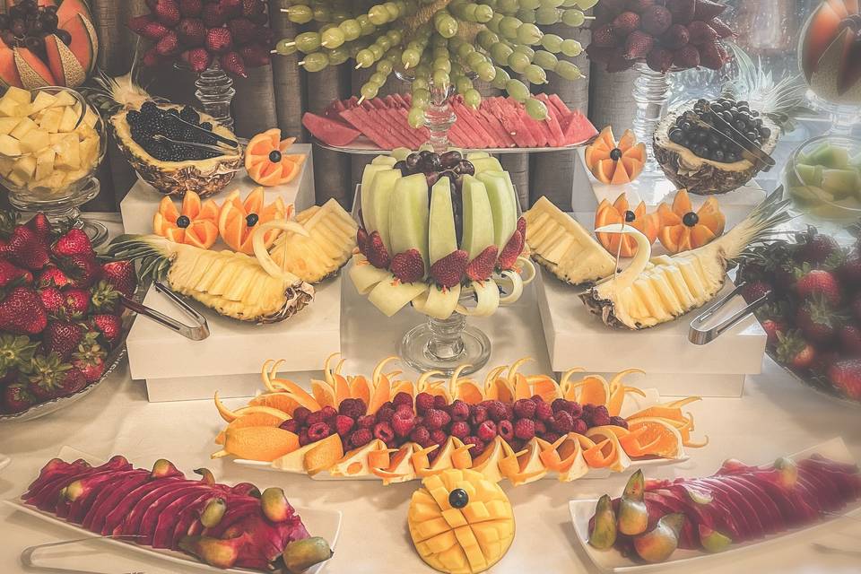 Fresh fruit buffet