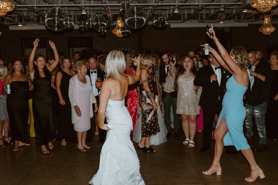 Bride on the dance floor