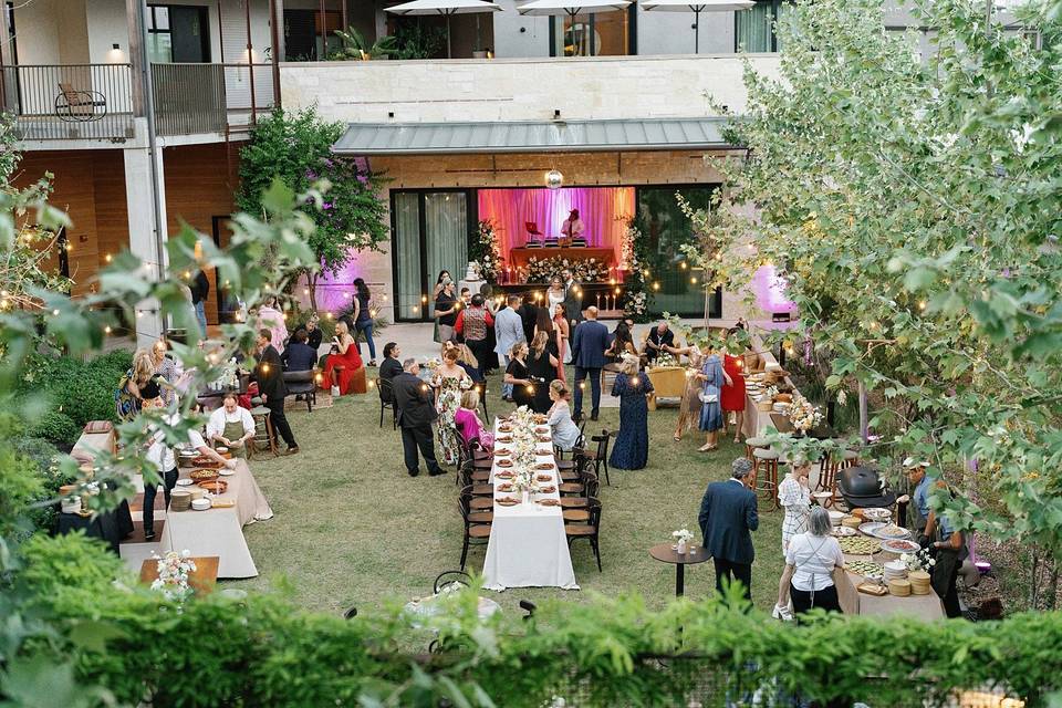 Outdoor wedding