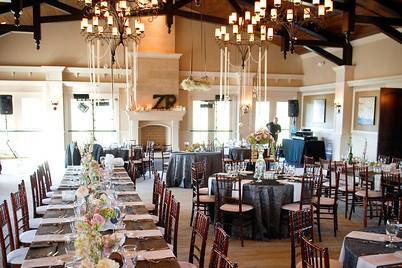 Farm Tables & Chandeliers