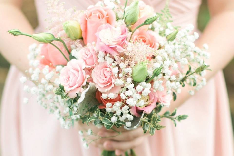 Pink Bridesmaid Bouquet