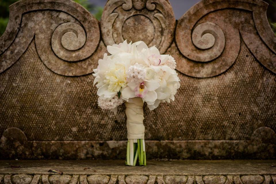 Peony and Orchid Bouquet