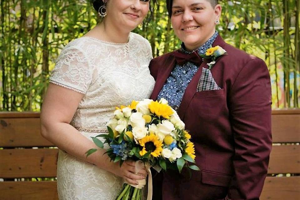 Sunflowers and Lace