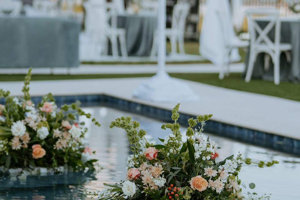 Floating Pool Flowers