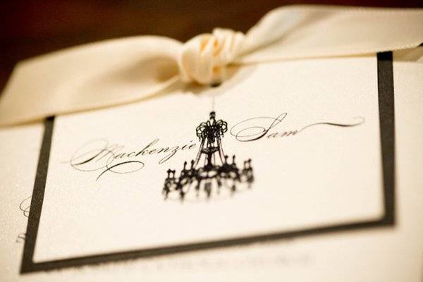 Logo Design with Chandelier Tag and Names!