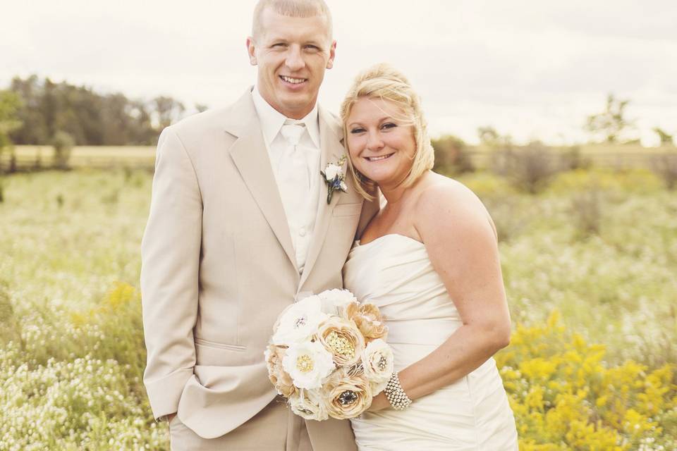 Bride and groom