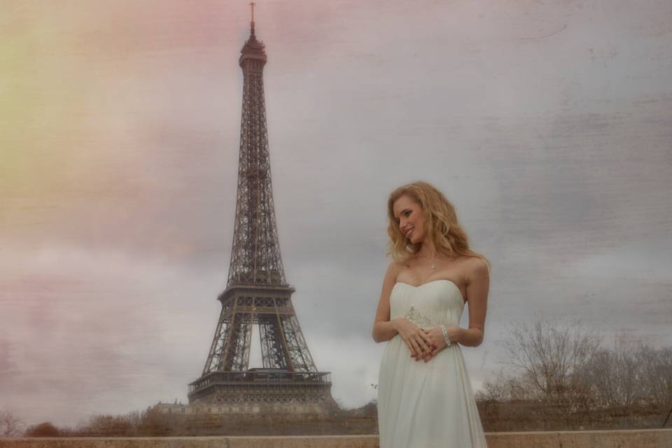 Paris, Wedding, France, Bride,