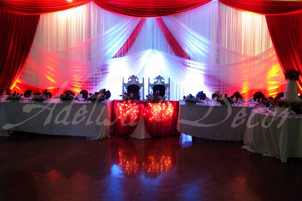 Adelisa Decor - New York's Wedding Drapery Decor & Lighting Specialists