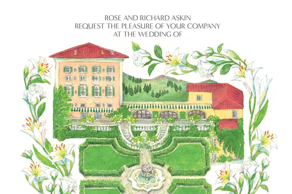 Italian Villa Invitation