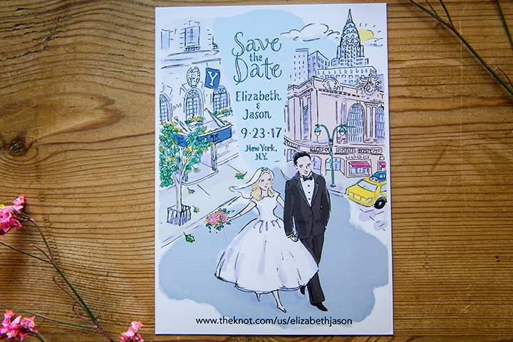 Save the Date Illustrated