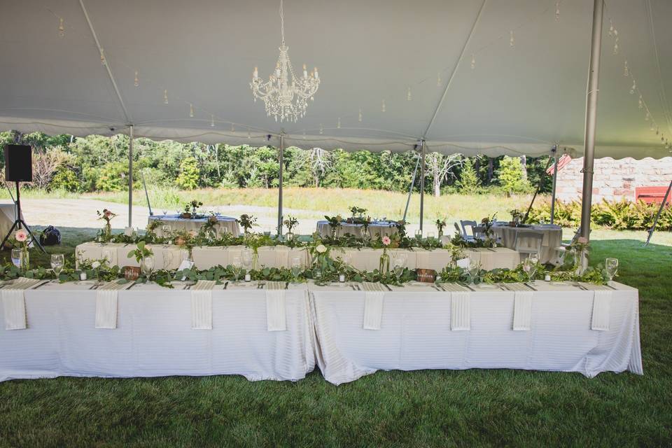 Tent Options available at EF!