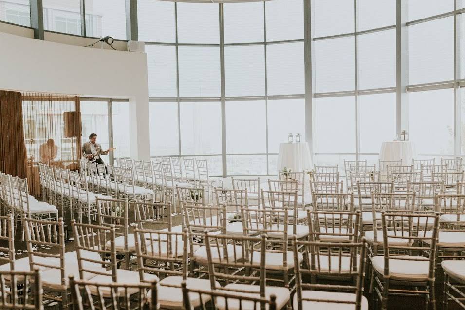 Waterfront ceremony