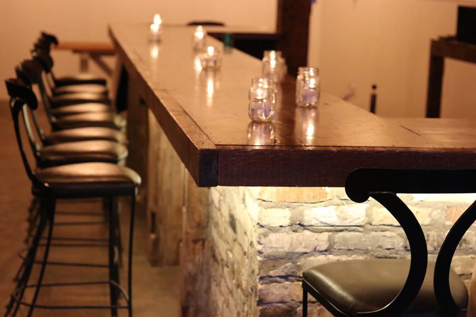 Custom built bar