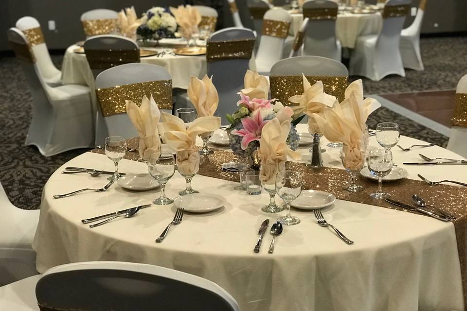 Bridal Event Table Setting
