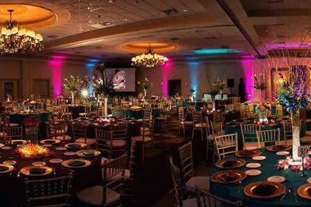Wedding reception area