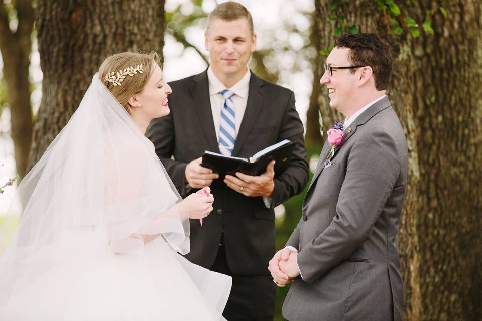 A forest ceremony