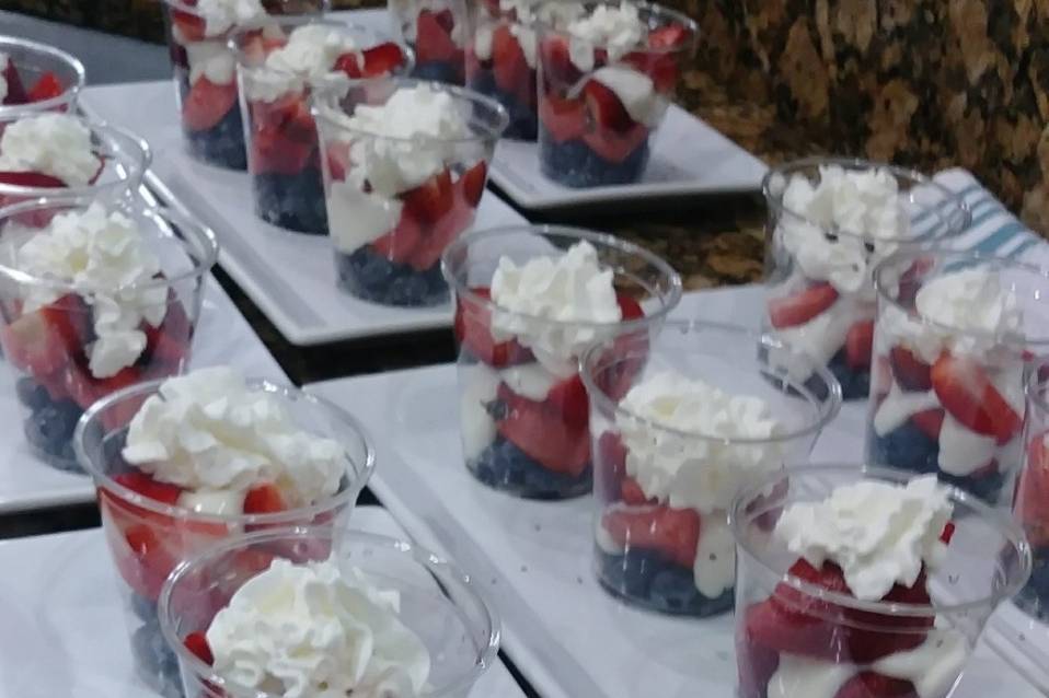 Bridal Shower Fruit Parfaits