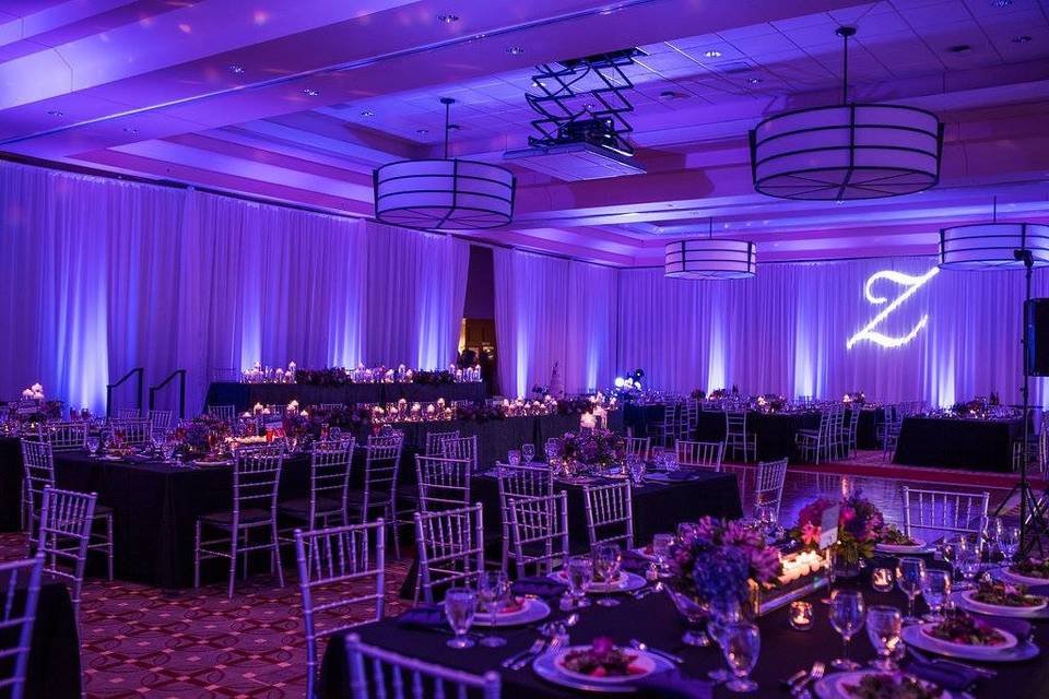 Pipe and Drape Reception