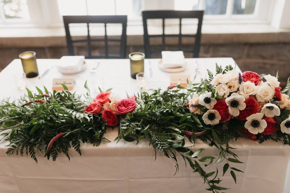 Sweetheart table