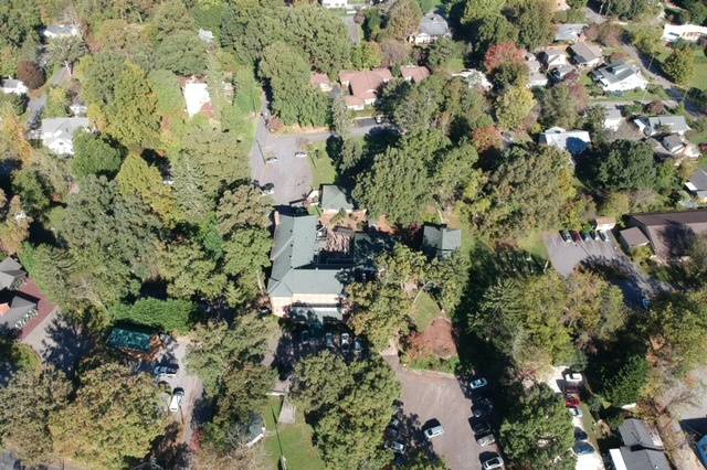 Overhead shot of the Property
