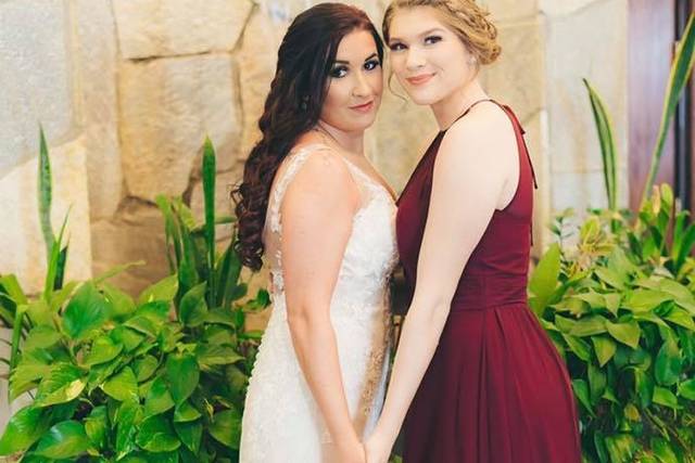Wedding look.