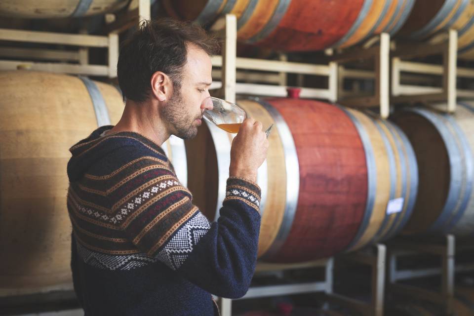 Owner and winemaker kevin luther