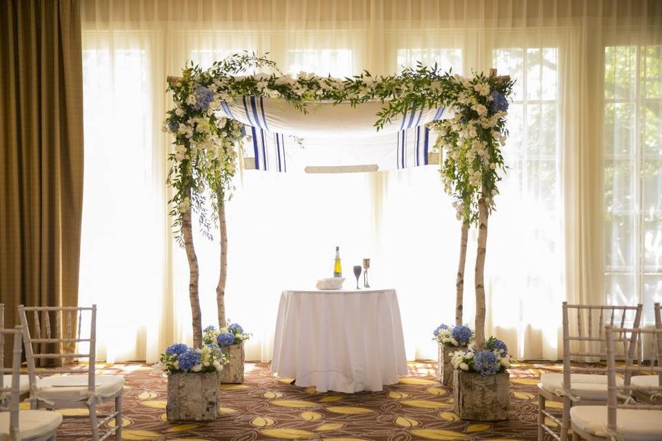 Indoor wedding ceremony