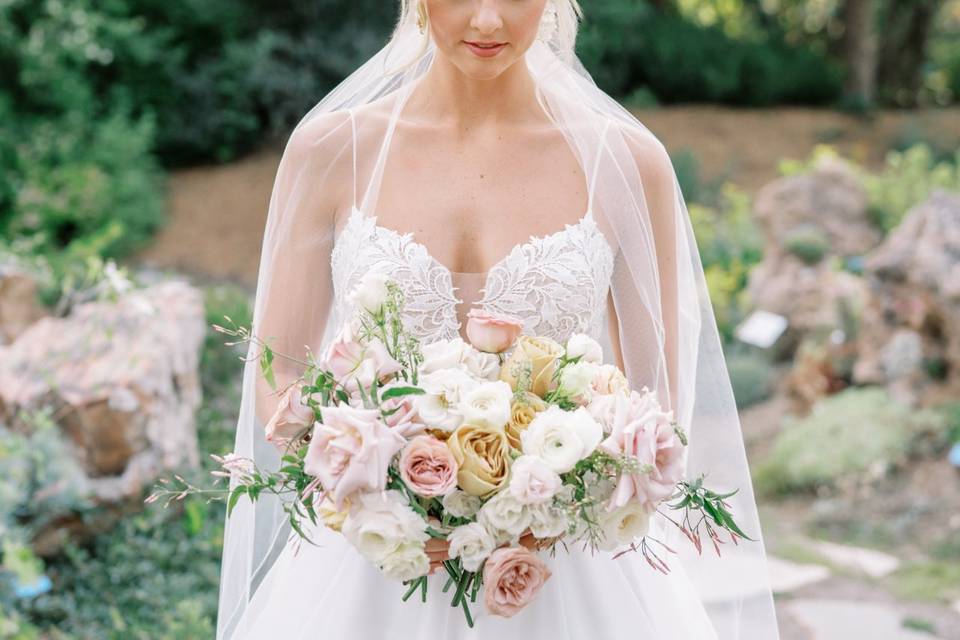 Bridal session in the mountain