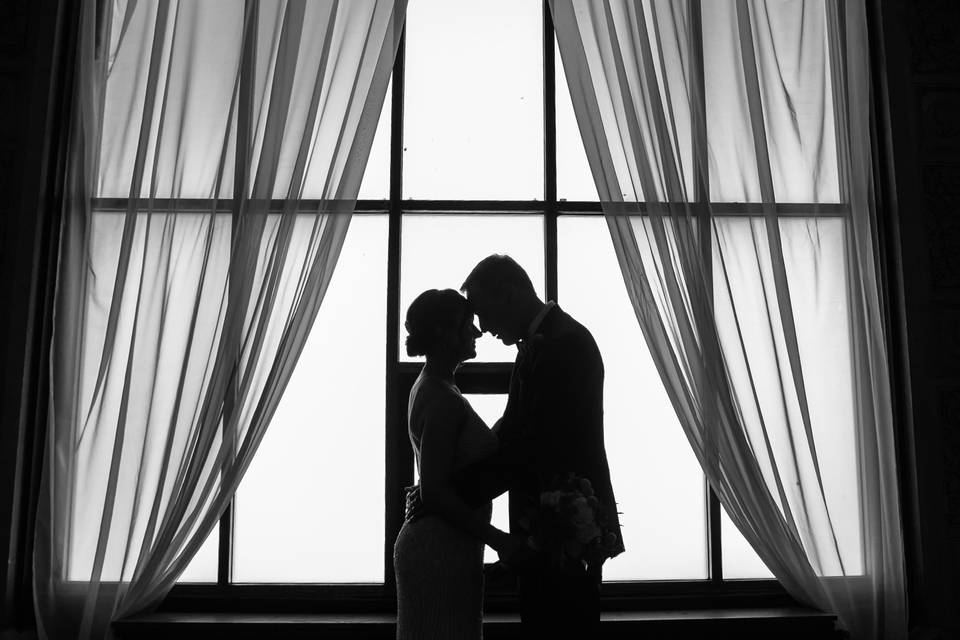 Bride and Groom Silhouette