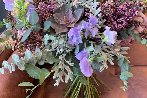 Bridal Lilac Bouquet