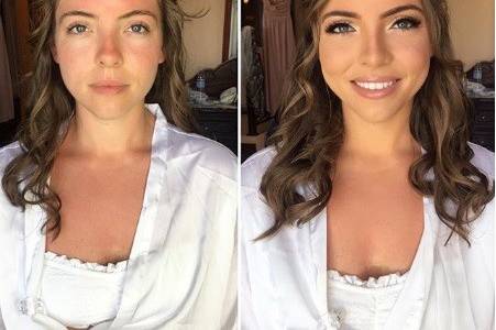 Before and After of the Bride