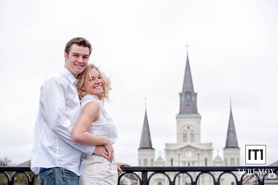 Engagement shoot in New Orleans.