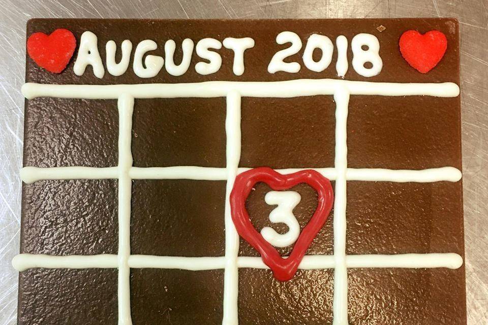 Save the Date Chocolate Calendar