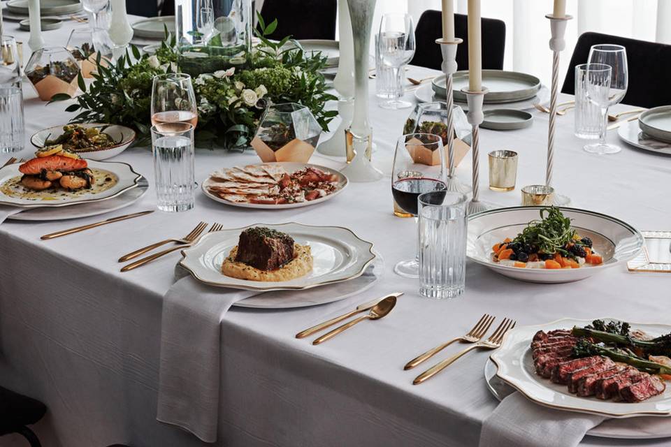 Plated Dinner Set-up